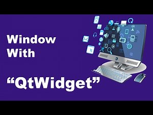 How to Create Window with QtWidget in PyQt | Desktop App Tutorial