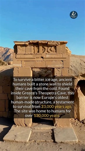 Ancient humans built a wall 23,000 years ago to survive an ice age. #history #archaeology #ancienthistory | Historical Files