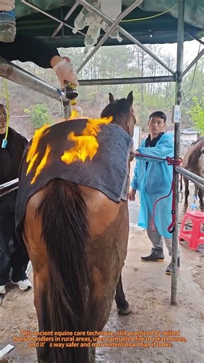 Traditional Horse Fire Therapy: The Ancient Equine Care Technique!