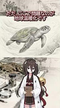 【温暖化で爬虫類が絶滅する？】温度依存性決定のリスク #生き物雑学 #ゆっくり解説 #shorts