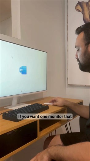 See what one of our reviewers thought when he tested the Samsung Smart Monitor M7 at home.⁠ ⁠ The Samsung Smart Monitor M70F is a versatile 32-inch 4K UHD display with vibrant picture quality and built-in AI features designed to enhance productivity and entertainment experiences. ⁠ ⁠ 👉️ Read more real reviews: mouthsofmums.com.au/review/samsung-smart-monitor/ *Wireless connection requires devices registered to SmartThings App. Connected devices are sold separately. | Mouths of Mums