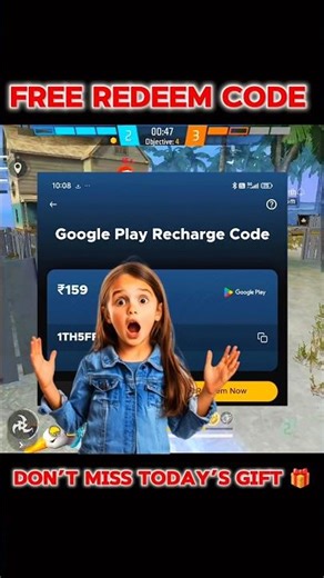 FF Redeem Code Today 🔥 Free Fire Free Diamond | Google Play Reward | Legendary FF Zone