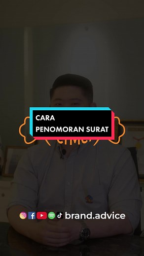 Cara Penomoran Surat untuk MOU dan Perjanjian