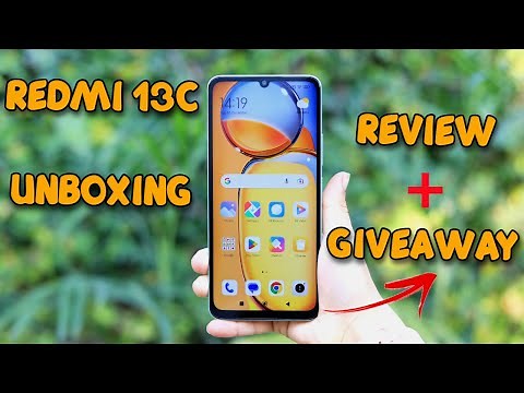 Redmi 13C UNBOXING & REVIEW + GIVEAWAY