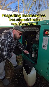 92K views · 661 reactions | getting to the basic generator maintenance #diesel #offgrid #offgridliving #offgridlife #farm #farmlife #homestead | Field to Farm | Facebook