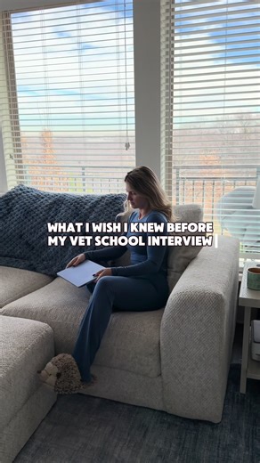 they already know who you are on paper. your application did its job, now the interview is about getting to know you in real life. how you communicate, hold a conversation, and show up as a person matters way more than having perfectly polished answers. vet med is so much more than being book smart. be honest, be yourself, and don’t try to say what you think they want to hear. take a breath, trust that you belong in the room, and let them meet the human behind the application 🤍🐾 #prevet #vetsc