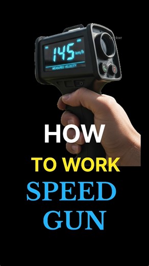 How does a #speedgun work? | How to check ball speed from phone #shorts #crickwr