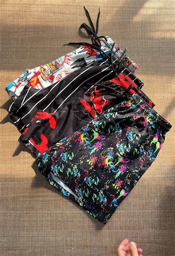 4piece graffiti shorts ,suitable for spring and summer#mensfashion #shorts #gymshorts #tiktokshopcreatorpicks #streetwear