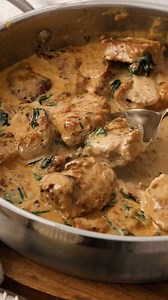 My Creamy Pork Tenderloin Medallions will be a great addition to your meal plans. The juicy, tender pork medallions are bathed in a creamy sun-dried tomato and baby spinach sauce. The creamy sauce gives this easy dish an elegant, restaurant-worthy appearance, ideal for a dinner party. And yet, it is so simple to make that it’s perfect for busy weeknights. In fact, you can have it on the table in thirty minutes or less! The full recipe is available at the link below, or comment SEND RECIPE and a 