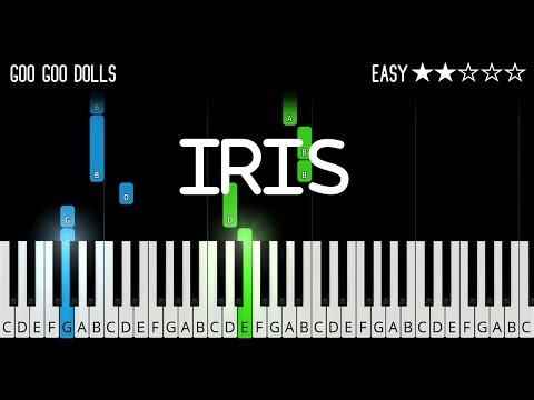 Goo Goo Dolls - Iris - EASY Piano Tutorial