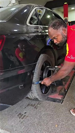 audi *Hunter Hawkeye Elite wheels alignment and hunter Road Force wheels#viral #viralvideo