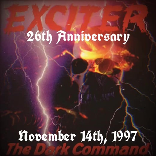 🇨🇦 Exciter - Aggressor Album: The Dark Command 26th Anniversary November 14th 1997 | Metal Nation