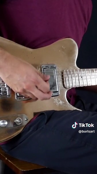 Building a bronze guitar out of copper wire
