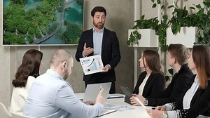 Business Ecological Meeting People Discuss Solving Stock Footage Video (100% Royalty-free) 1101435365 | Shutterstock