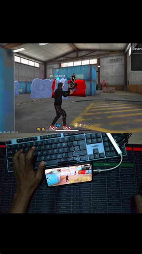 Free Fire keyboard mouse ⌨️ 🖱 📲 gameplay #shorts​ #ggmousepro2​ #viralvideo​ #trending​
