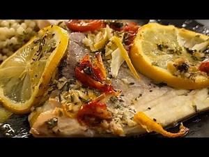 Red Grouper with Zesty Lemon Sauce [Mero Rojo en Salsa de Limón]