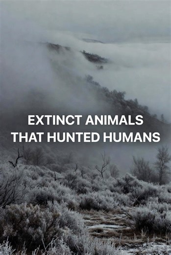 Extinct Animals That Hunted Humans