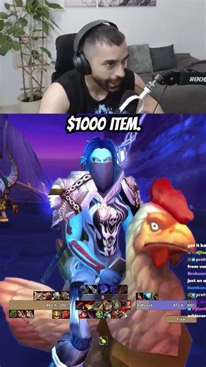 He spent 60.000$ on his WoW account