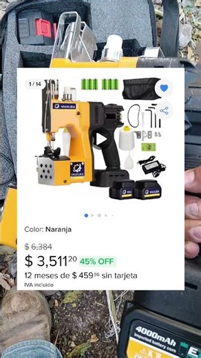 Sack sewing machine #tractor #tools