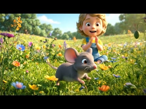 Little Mouse Chased a Dancing Cheese 🐭 | Nursery Rhymes for Kids & Baby Songs