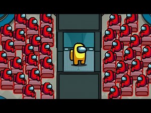 99 IMPOSTORS VENT vs 1 CREWMATE ! Among Us Funny Moments #1