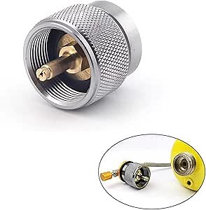 Amazon.com: Propane to Butane Adapter 16 oz Propane Tank Gas Adapter Converter Input EN417 Valve Output Camping Stove Adapter Cylinder Canister Adapter for Outdoor Camping Backpacking : Sports & Outdoors