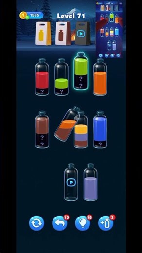 Water Sort : Color Tube Puzzle | Level - 71 |