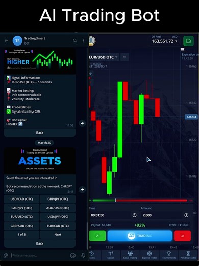 AI forex trades on Pocket Broker #pocketoption #Pockettrading #smarttrading #tradingbot