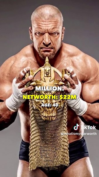 Triple H's net worth over the years. #tripleh #wwe #stephaniemcmahon #networth #wrestling