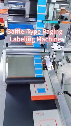 Automatic Divider Paging Labeling Machine | Flat Product Labeling Solution