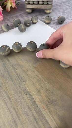 6.3K views · 11K reactions | This beautiful DIY wood riser is so simple, but it makes quite an impact! The size is customizable, so you can follow this tutorial to create a wood bead riser suitable to your home decor needs. Link to instructions in bio! #DGCrafts #CraftersCloset #ArtSkills #FunWithArtSkills #ArtSkillsCrafts #WeekendActivity #Create #Style #Trendy #Handmade #DIY | ArtSkills | Facebook