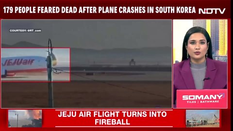 179 Feared Dead, 2 Rescued After Plane Crashes On South Korea Runway |