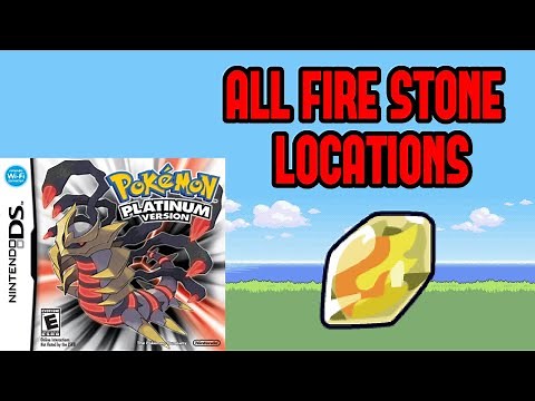 Fire Stone Locations | Pokemon Platinum