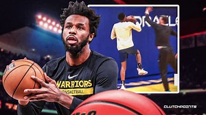 📹: Andrew Wiggins Sighting In Practice Will Hype Up Warriors Fans