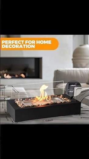 Cozy Gatherings with the Rectangle Tabletop Fire Pit