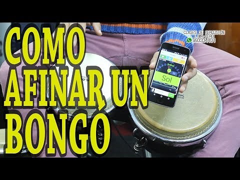COMO AFINAR UN BONGO PEPON MUSIC