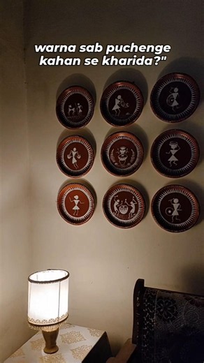 DIY wall decor | paper plate craft warli art | best out of waste