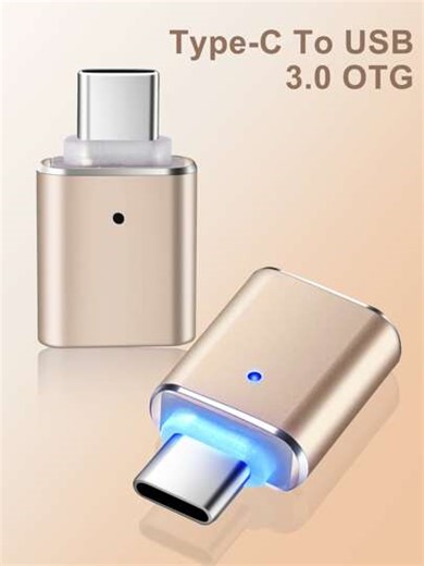 Adaptateur USB-C vers USB, Adaptateur Thunderbolt 4/3 vers USB 3.0 OTG, Adaptateur Type-C vers USB, Compatible avec les ordinateurs portables/tablettes/smartphones avec port USB Type-C. Cet adaptateur USB-C vers USB vous permet de connecter des accessoires USB standard. | SHEIN