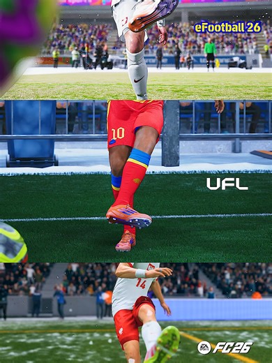 Snow Particles Test – FC26 vs eFootball vs UFL ❄️✨ Comparing snow particle effects in FC 26, eFootball 26, and UFL! ❄️⚽ From snow spray, density, interaction with players and the ball, and overall visual realism — which game looks the best in winter conditions? 👀🔥 Comment your winner below 👇 #FC26 #efootball26 #UFL #SnowParticles #SnowPhysics #GameplayComparison #FootballGames #SoccerGames #GameRealism