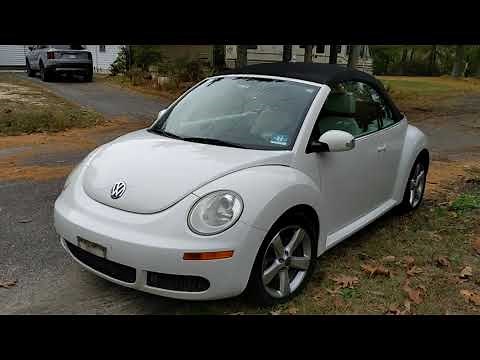 We look at a 2007 VW Beetle convertible- What do you look at during a vehicle inspection?