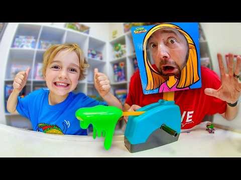 Father VS Son SLIME IN YOUR FACE! (Slime Splatter)