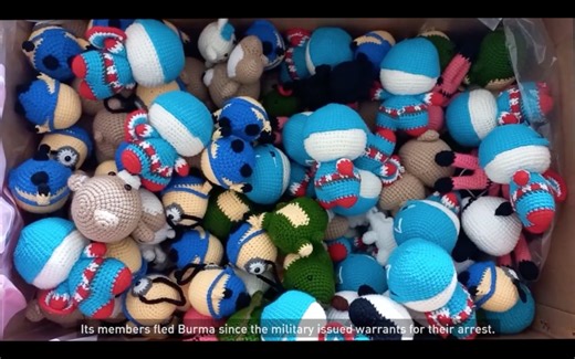 DVB Reports: Civil Disobedience Movement raises funds with handicrafts- DVB