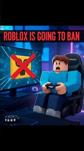 🚨ROBLOX is BANNED!!! 💯🤯 #shorts