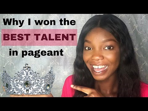 Watch this talent and see why I won in beauty pageant