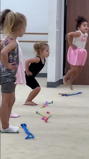 Tiny Tots Jump Into Ballet #balletkids #balletclass