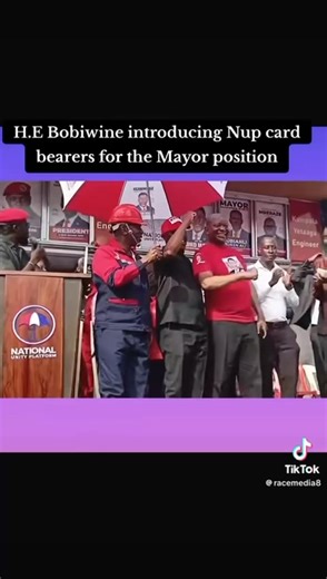 HAPPENING NOW: NUP President HE Bobi Wine unveils the National Unity Platform flag bearers for Lord Mayor and Division Mayors for Kampala city. #frankreports #ProtestVote2026 #PeoplePowerOurPower #NUPEveryWhere | NUP Media