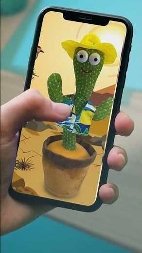 Dancing Cactus Toy – Interactive Mimicking & Talking Cactus