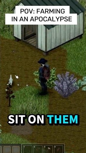 The Most Confusing Farm Ever #projectzomboid #shorts #funny