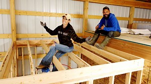 120K views · 3.8K reactions | We are adding onto our tiny home barndo today by framing out and sheathing this addition. | Good Simple Living | Facebook