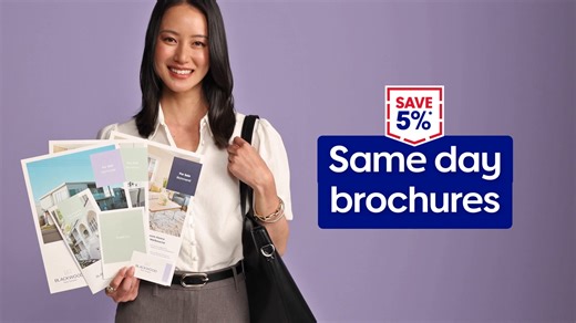 Sign up to an Officeworks Business Account and save 5%* on all Same Day Printing services. Order by 2pm and collect same day^ *Available to Officeworks for Business customers with a valid ABN only. Excludes account holders with negotiated pricing. ^T&Cs and exclusions apply | Officeworks